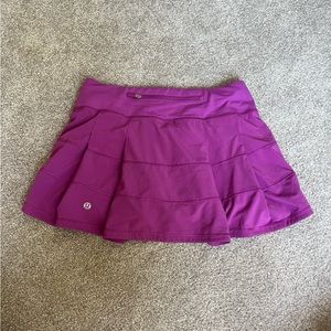 Size 4 lululemon skirt (they don’t sell this color anymore :) )